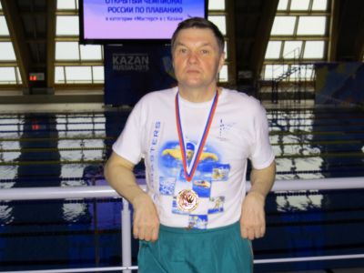 Бронзовый призер на 200 м вольным стилем - Дмитрий Федонин