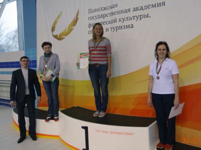 победительницы «Спартакиады - 2014»: Светлана Чепик, Людмила Агеева, Ирина Нечаева